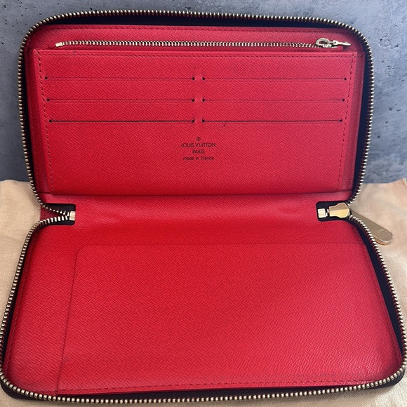 Louis Vuitton classic monogram china run zippy zip around wallet organizer - Picture 9 of 15